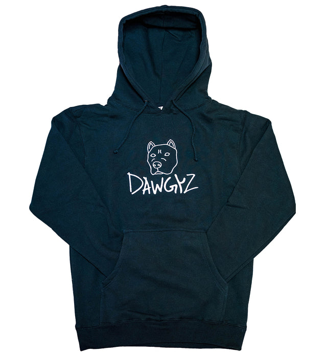 Dawgyz Logo Embroidered Hoodie Slate Blue