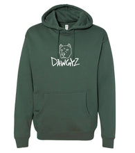 Load image into Gallery viewer, DAWGYZ Logo Embroidered Hoodie Alpine Green