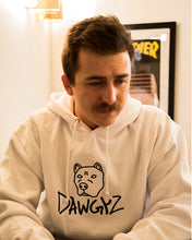 Load image into Gallery viewer, Dawgyz Logo Embroidered Hoodie White
